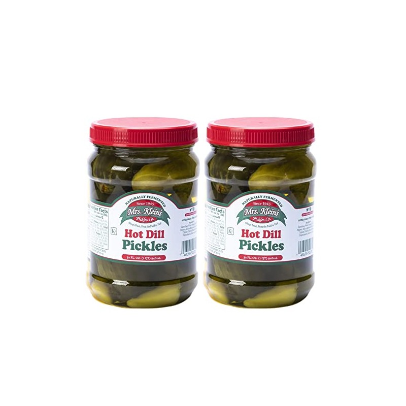 Mrs. Kleins Hot Pickles 2 x 32 oz