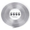 3/8" OD Aluminum Hard Fuel Line 25 Feet Hardline Tube