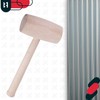 KOTARBAU® Wooden Hammer Diameter 65 mm for Carpenters Sheet Metal