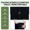 LCD Writing Tablet for Adults: 14.3 Inch Fold Full Screen