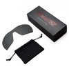 SmartVLT Men's Stealth Black Replacement Lenses for Oakley Offshoot OO9190