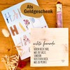 Echte Freunde Holzbild + Reagenzglas zum Hinstellen opt. als Vase