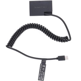 Hersmay Decoded LP-E17 Dummy Battery with USB Type-C USB-C Power Adapter Cable for Canon R50 R50V R8 R10 R100 RP M3 M5 M6 77D 200D II 250D 750D 760D 800D 850D T6i T6s T7i T8i SL2 SL3 8000D 9000D