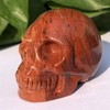 Anlingem 2" Crystal Skull Natural Quartz Gemstone Carved Stone Pocket