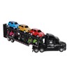 1:48 Carrier Truck Toy Model Alloy Detachable Six Car Kids