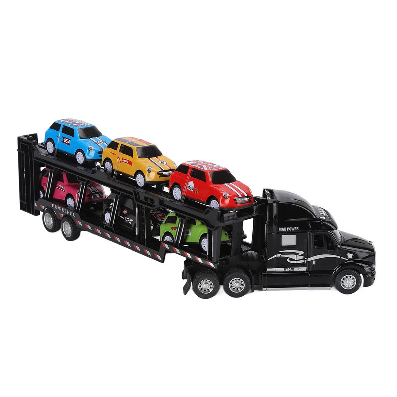 1:48 Carrier Truck Toy Model Alloy Detachable Six Car Kids