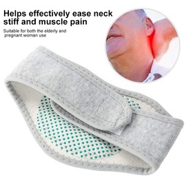 Cervical Collar Cervical Support Adjustable, Neck Brace and Neck Brace, Neck Support Against Neck Pain, Warming Neck Warmer with Tourmaline Magnets, Self-Warming Adjustable Cervical Support