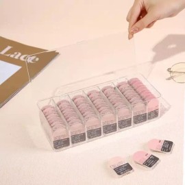 일회용 렌즈 보관 콘택트 하드 소프트 정리 통 [투명 9칸 서랍형 확장형] Disposable Lens Storage Contact Hard Soft Organizer [Transparent 9-Compartment Drawer Type Expandable]