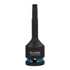 Makita E-19819 Impact Black T-Impact Socket 1/2" T40, Chrome Molybdenum,