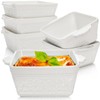 ELFULLY 6 Pack 13 OZ Ceramic Baking Dishes, 4.5" Mini
