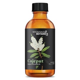 Cajeput Essential Oil by Wholesale Botanics- Premium Grade Oil | for Aromatherapy, Soaps, & Candles | Vegan & Cruelty Free (4 oz.)