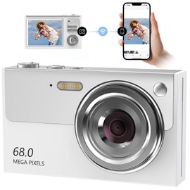 Ocakuiter Digital Camera,4K Kids Camera,16X Zoom,Point and Shoot Digital Camera with 32GB Card,Portable Small Camera with Autofocus for Kids Teens Beginner