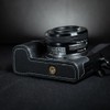 DBZZ Handcrafted retro genuine leather camera case Half-Wrap camera protection