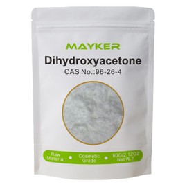 MAYKER Dihydroxyacetone(DHA) Powder 2.12 oz, Cosmetic Grade Ingredient for DIY Skincare Formulations, Serums & Lotions