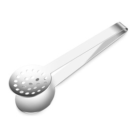 JAMAKALA Tea Bag Squeezer Tongs Tea Bag Squeezer Tool, Non-Slip Kitchen Tongs Strainer Holder,Stainless Steel Mini Serving Tong Clip & Kitchen Bar Cooking Tools