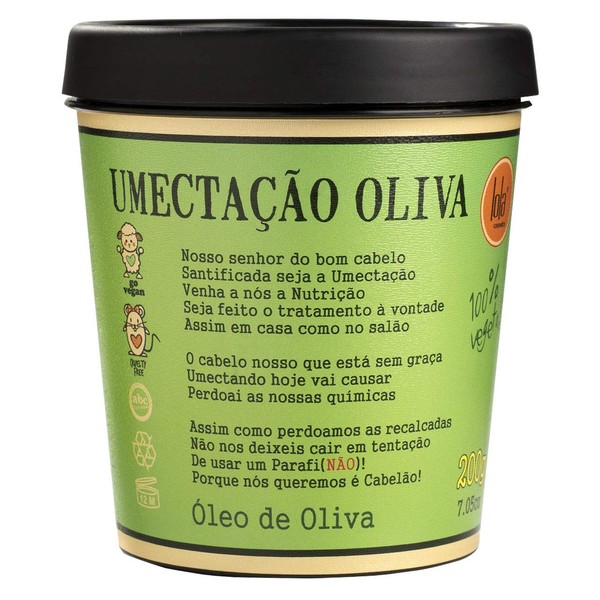 Linha Umectacao Lola - Umectacao Oliva 200 Gr - (Lola Moisturizer Collection - Olive Moisturizer Net 7.05 Oz)