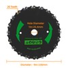 Upgraded 9" x 20T Chainsaw Tooth Cutter,110" x 80T Carbide