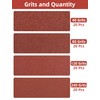 115mm Hook and Loop Sanding Discs 40/80/120/240 Grit Sandpaper Sheet,