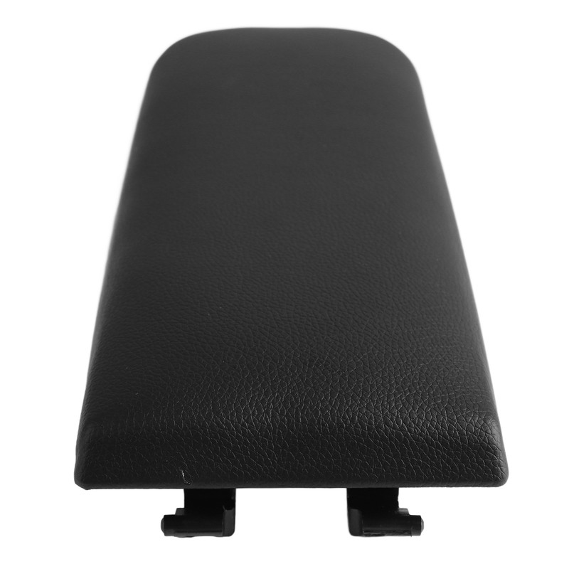 Center Console Armrest Cover PU Leather Black Armrest Protector Lid