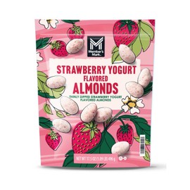 Strawberry Yogurt Almonds - 17.5 oz, Creamy and Delicious, Perfect for Snacking, Gifting, and Desserts