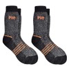 Timberland PRO mens 2-pack Crew Socks, Black (2-pack), X-Large
