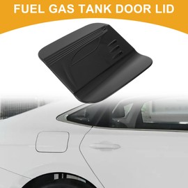 Partuto Fuel Tank Door Cap for Toyota Sienna 2022-2025 Fuel Filler Flap Cover Adhesive Type Glossy Black ABS Fuel Filler Door Gas Cap