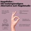 Miss Sophie Nagelfolie - Delicate Tips - Transparent, Glitzer, Weiß,