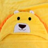 Yellow Lion Infant Flannel Blanket Stuffed Animal Head Baby Blanket