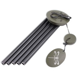 Wind Chimes for Outside, Wind Chimes Outdoor Tuned Soothing Melody, Memorial Wind Chimes Hummingbird Gifts for Mom/Grandma,Wind Chimes Outdoor Decoration, Patio, Garden, Yard. (33" Green Dragonfly)