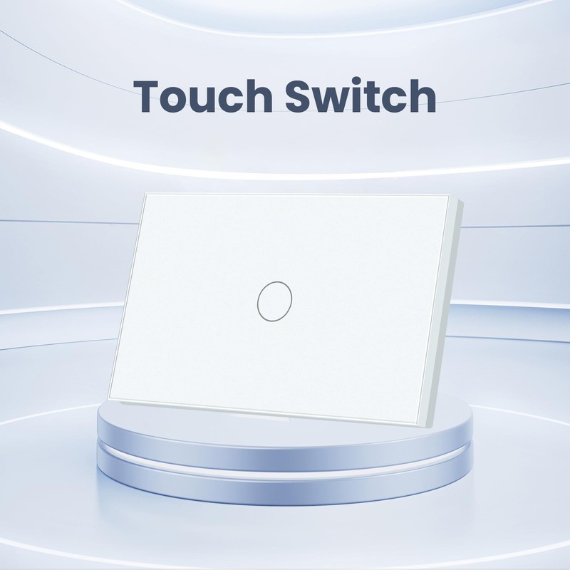 LOUYSGEN Light Switch No Neutral Wire,Wireless Light Switch No WiFi,Tempered