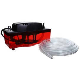 DiversiTech CP-22 Series Automatic Condensate Pump with Tubing for HVAC/R Equipment, Condensation Removal Pump with Removable Check Valve, 120V, 22' Lift, 20' 3/8" Tubing