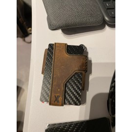 Carbon Fiber Pimp Your Trayvax Countour EDC Wallet , Summit , Axis!! Privacy Card!Must See!!!