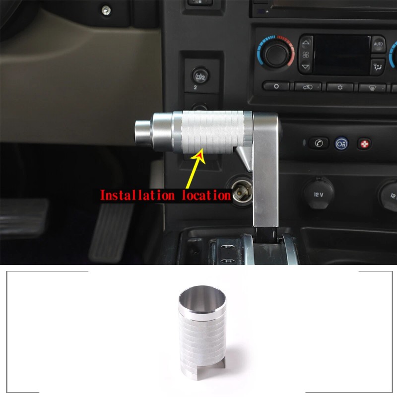 MXtech-23 Aluminum Center Console Gear Shifter Cover For Hummer H2