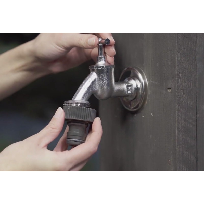 High flow faucet nose Gardena : tap connection with 26.5