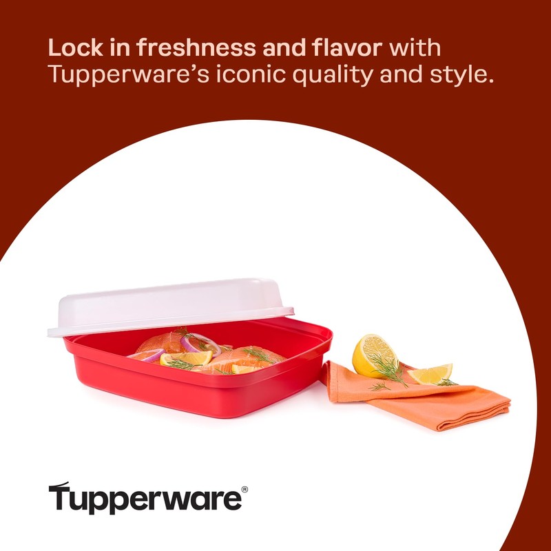 Tupperware Season-Serve Marinating Container, Dishwasher Safe and BPA Free Container