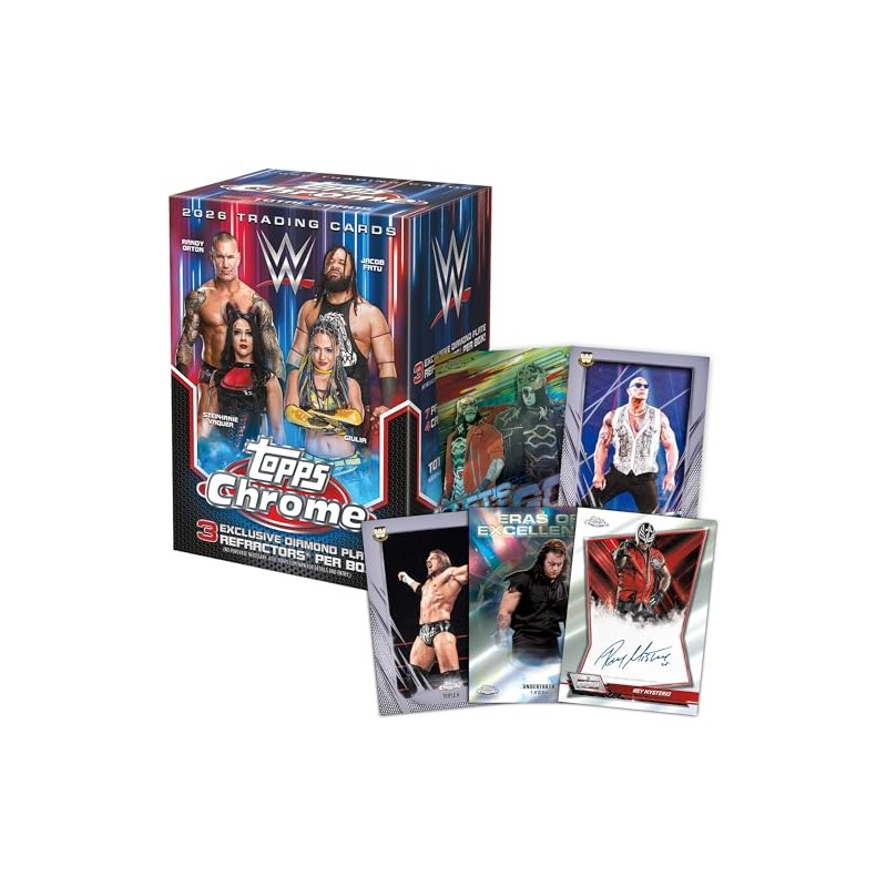 2026 Topps Chrome WWE - Factory Sealed - Value Box