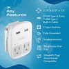 Ceptics Ceptics Safest Travel Adapter Kit, Dual USB for iPhone,