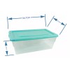 Boris Caja Organizadora De Plastico 34.7cm De Largo Almacenamiento