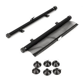 LST 2x Sonnenschutzrollo Hitzeschutz Seitenscheibe durchsichtig 40 cm