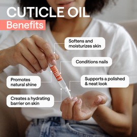 WONDER FAMILY Cuticle Oil Pen 4-Pack C Nail Growth Oil and Strengthener with Jojoba, Almond & Vitamin E C Cuticle Care Oil for Nails & Cuticles C Nail Repair, Hardener & Moisturizer C Scented Nail Pens for Manicure