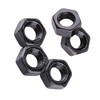 Nut M3 Black, Pack of 100 Threaded Hex Nuts Carbon