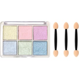 Polvo de uñas cromado, polvo de brillo uñas brillante 6 colores, juego pigmentos artísticos para decoración bricolaje