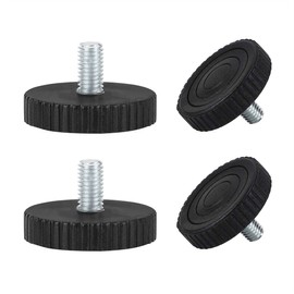 uxcell M8 x 15 x 40mm Leveling Feet Adjustable Leveler Floor Protector for House Furniture Chair Table Cabinet Leg 4 Pack