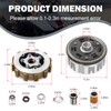 Clutch Kit Assembly w/Gasket + Clutch Basket for Yamaha Warrior