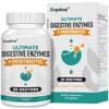 Orgabay Enzimas digestivas de 1000 mg con posbióticos, mezcla de