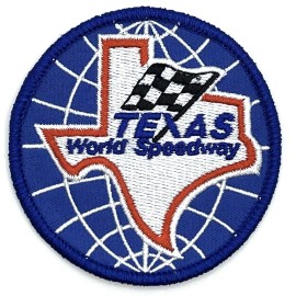 Retro Texas World Speedway NASCAR Patch Iron Sew On Vintage Style Retro Cap Hat
