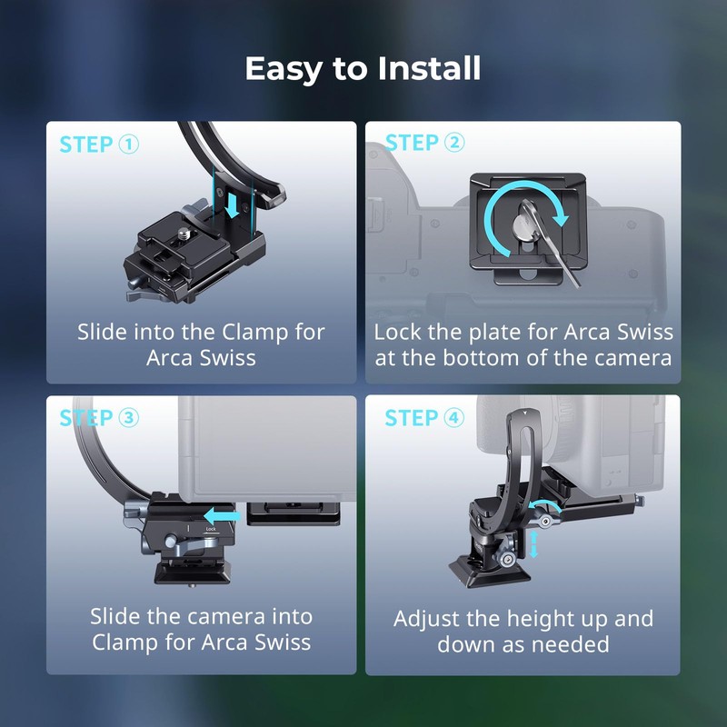 SmallRig Universal Horizontal and Vertical Mounting Plate Kit 4349