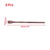 Oedema 8 Pcs Long Handle Tasting Spoons 8 Inch Wooden