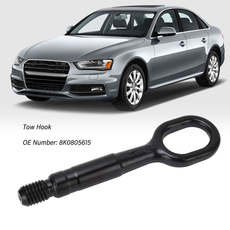 Tow Hook 8K0805615 Towing Eye Hook Hitch Unit Emergency Tow