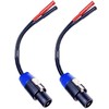 CNCESS CESS-095 Speakon Plug to Banana Female Jack Speaker Cable